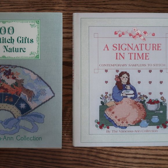 Lot of 2 Hardback Cross-Stitch Pattern Books (The Vanessa-Ann Collection) - Picture 2 of 15